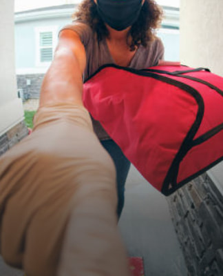 玄関の来客チェック