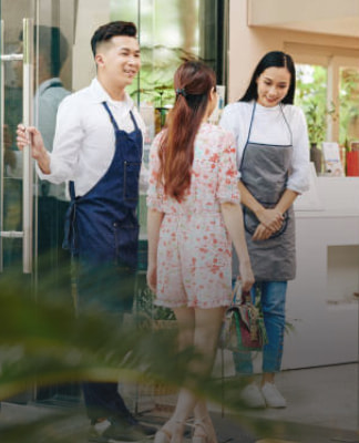 どの売り場にどれくらいのお客様が滞留するか確認